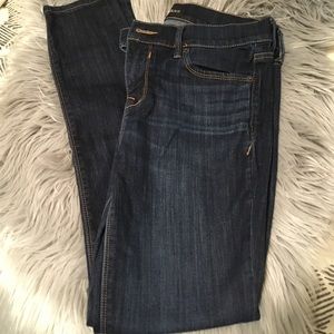 Express Legging Mid Rise Dark Wash Jean